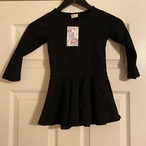 Peony Baby. 4T. Girls Dress. Black. NWT. Pullover.
